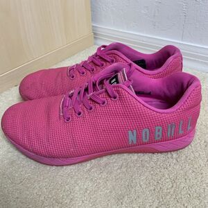NOBULL Unisex Pink Athletic Trainers Sneakers Shoes Sz M 7.5 / W 9 Gym Workout